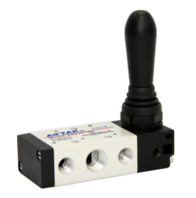 AIRTAC VALVE, 4H2 SERIES, 1/8&quot;NPT&lt;BR&gt;4 WAY 2 POSITION DETENTED